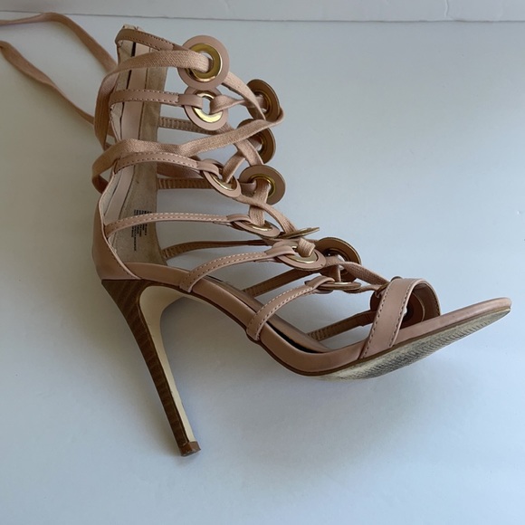 COPY - Izabella Rue Nude Pink Size 8 Lace up Style Laurna - Picture 3 of 10